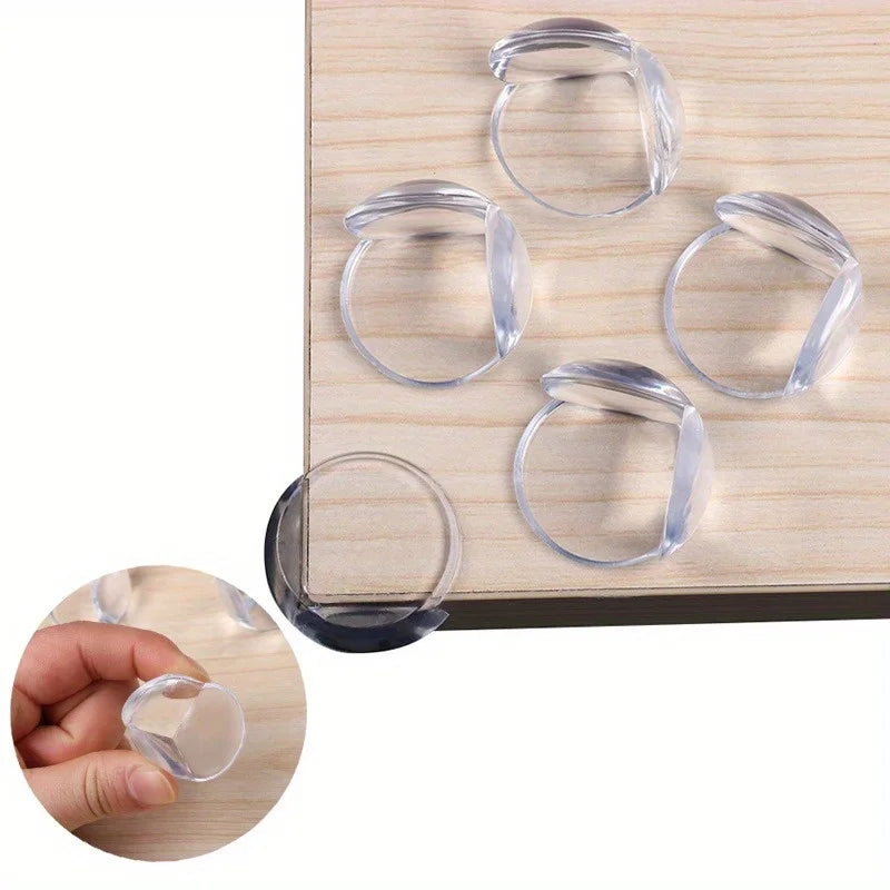 20/40/60/100pcs Child Baby Safety Silicone Protector Table Corner Edge Protection Cover Children Anticollision Edge & Guards
