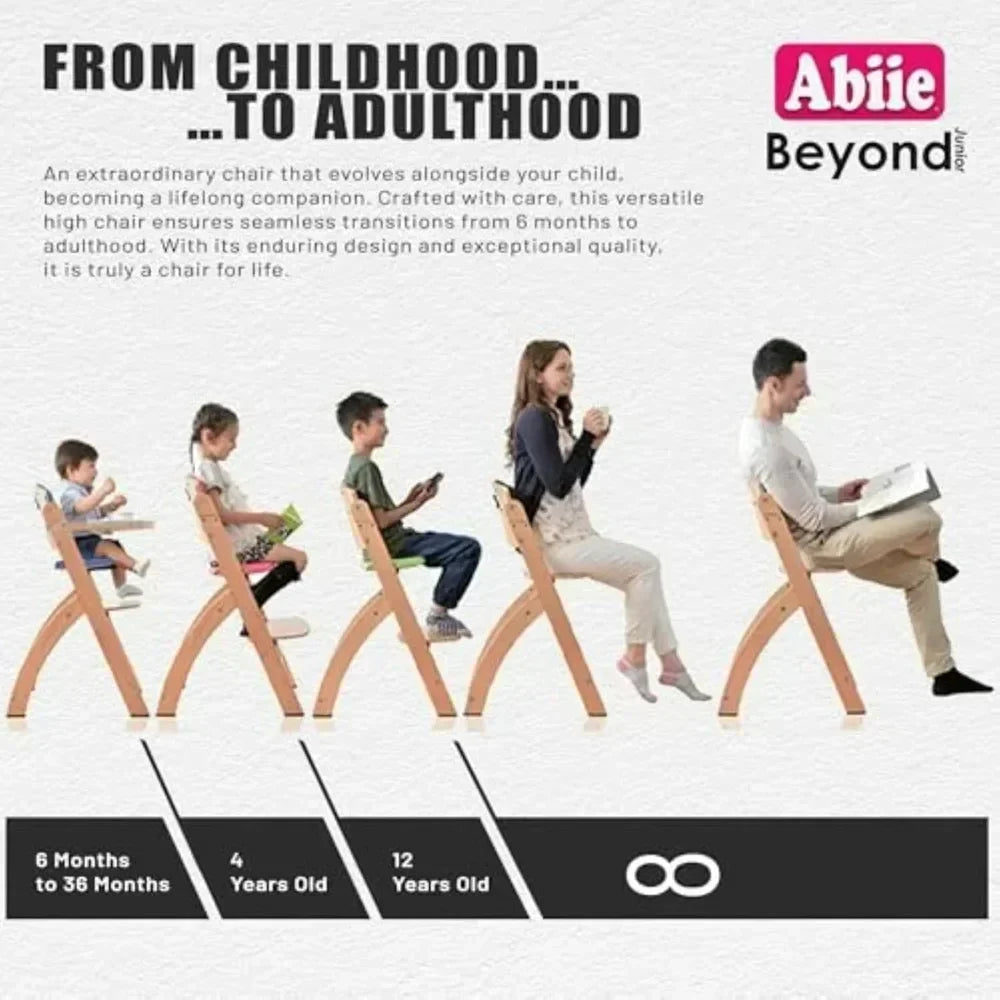 Hot salesHot salesBeyond Junior Wooden High Chair with Tray